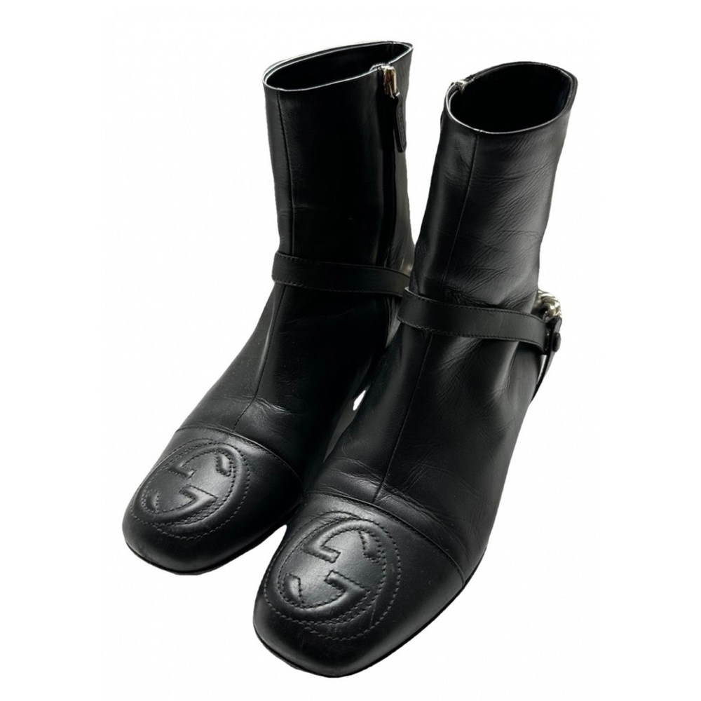 Gucci Leather Ankle Boot